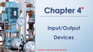 Input/Output Devices: PLC Control Systems