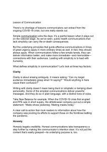 Effective Communication: Clarity, Honesty, and Meaning