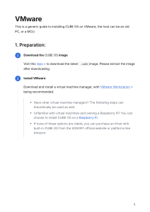 Install CUBE OS on VMware: A Step-by-Step Installation Guide