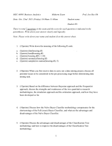 Business Analytics Midterm Exam - R, Bayes, Trees, Zillow