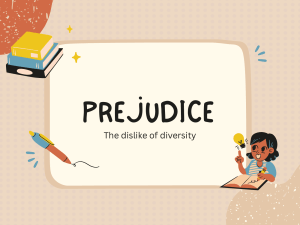 Prejudice: Understanding Its Roots, Stereotypes, and Discrimination