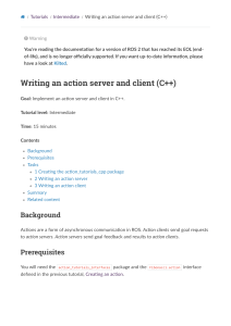 ROS 2 Action Server & Client (C++) Tutorial
