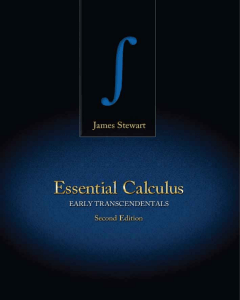Essential Calculus: Early Transcendentals, 2nd Edition