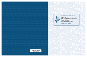 AP Microeconomics: Market Failure & Deadweight Loss Curriculum