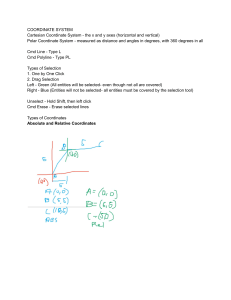 CAD Coordinate Systems: Cartesian, Polar, Selection & Practice