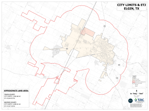 Elgin, Texas City Limits & ETJ