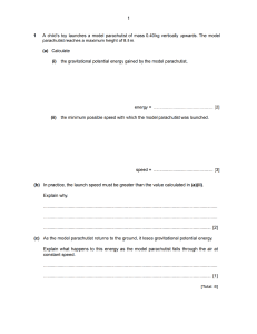 Physics Exam Paper: Energy and Pressure Calculations