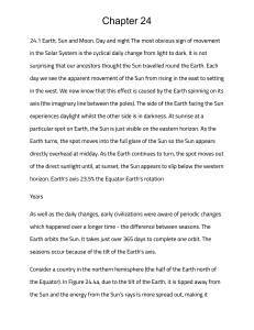 Chapter 24: Earth, Sun, Moon, Solar System, Orbits & Gravity Explained