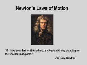 Newton's Law of Universal Gravitation Presentation
