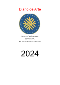 Diario de Arte: Proceso de Aprendizaje Teatral 2024