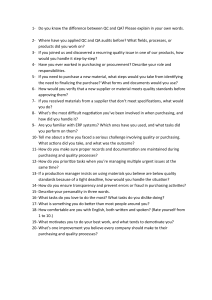 QC QA Purchasing Interview Questions