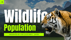 Wildlife Population Dynamics: Ecological Interactions & Symbiosis