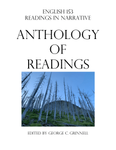 English 153: Readings in Narrative Anthology
