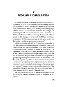 Preguntas sobre la Biblia: Naturaleza, Prop&oacute;sito y Revelaci&oacute;n