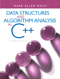 Data Structures and Algorithm Analysis in C++ 4th Ed.