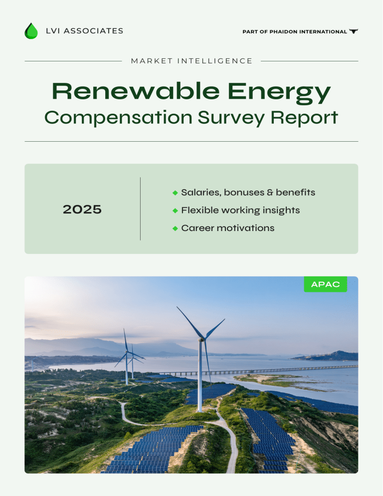 Renewable Energy Compensation Survey Report APAC 2025 | LVI Associates