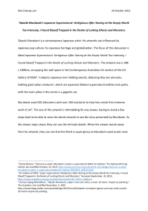 Murakami's Japanese Supernatural: Art Analysis