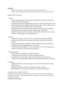 LinkedIn Business Model Analysis: Applying the NICE Framework