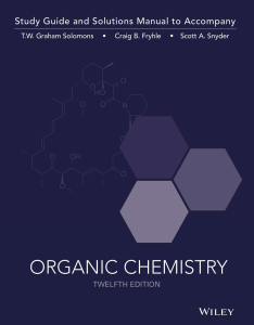 Organic Chemistry Study Guide & Solutions Manual