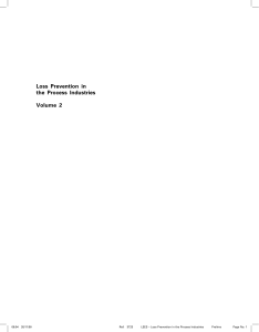 Loss Prevention in Process Industries: Hazard Identification & Control Vol 2