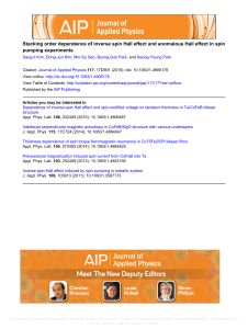 Spin Hall Effect & Stacking Order in CoFeB Bilayers