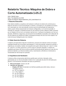 Relatório Técnico  Máquina de Dobra e Corte Automatizada (v25.2)
