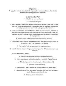 Distillation & IR Spectroscopy Lab Protocol