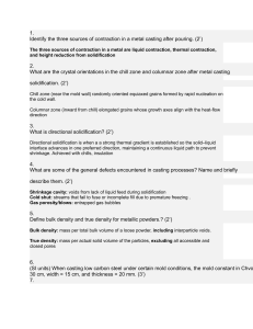 Metal Casting & Powder Metallurgy: Questions & Answers | Materials Science
