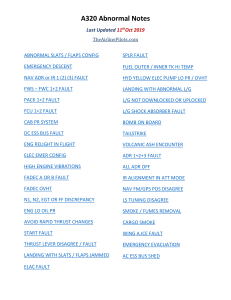 A320 Abnormal Notes: Pilot Procedures & System Faults Guide