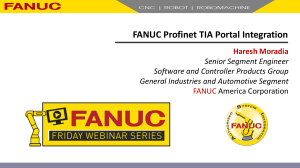 FANUC Profinet TIA Portal Integration Presentation