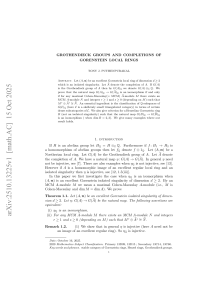 Grothendieck Groups & Completions of Gorenstein Local Rings
