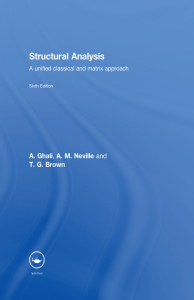 Structural Analysis: Classical & Matrix Approach | 6th Ed. Textbook