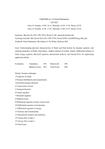 Fluid Mechanics Course Syllabus - Fall 2025 | SKKU EME2008