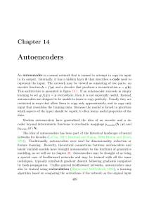 Autoencoders: Neural Networks for Dimensionality Reduction & Feature Learning