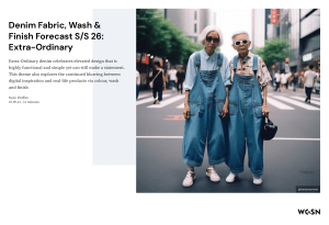 Denim Fabric Forecast S/S 26: Extra-Ordinary