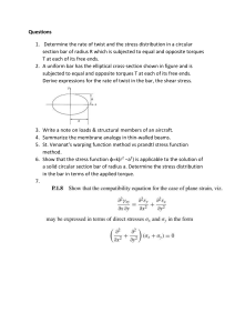 Solid Mechanics Exam Questions: Torsion & Stress Analysis