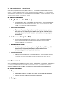 Game Theory: Origin, Concepts, Types & Applications Explained