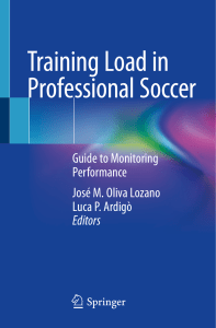 Training Load in Professional Soccer: Guide to Monitoring Performance