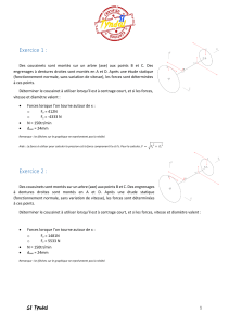Exercices de s&eacute;lection de paliers : Ing&eacute;nierie m&eacute;canique
