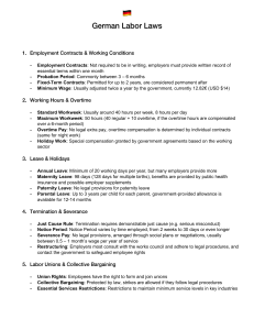 German Labor Laws: Employment Contracts & Rights