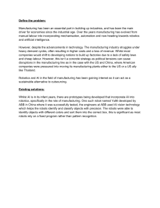 AI & Robotics in Manufacturing: Challenges & Solutions