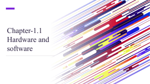 Computer Hardware & Software: Components & Types