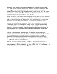 The Importance of Education in the 21st Century