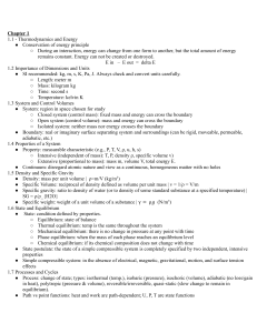 Thermodynamics & Energy: Principles, Systems, Properties, & Processes