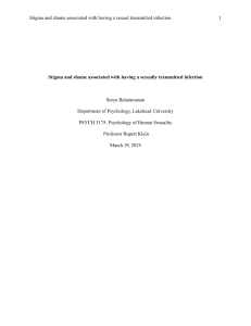 Stigma & Shame of STIs: Psychological & Social Impact | Lakehead University