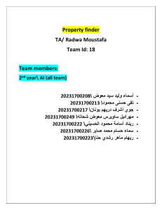 Property Finder Database Design: ERD, Schema & Assumptions