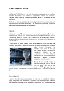 Intelig&ecirc;ncia Artificial: Defini&ccedil;&atilde;o, Hist&oacute;ria e Controv&eacute;rsias