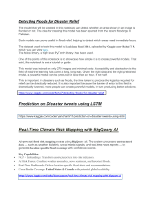 AI for Flood Detection & Disaster Relief