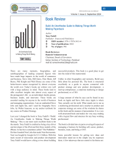 Book Review: Build by Tony Fadell - Product Strategy