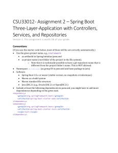 Spring Boot Courseware Assignment: Capacity Management